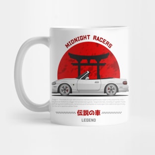 Tuner White NB Miata Roadster JDM Mug